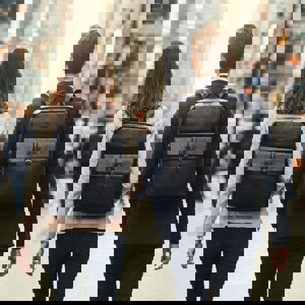 Infinity Leather Cove - Genuine Leather Laptop Backpack