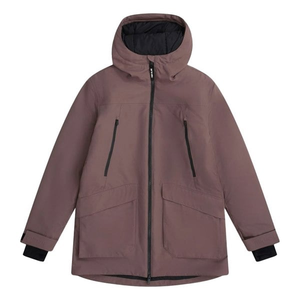 Animal Womens Echo Waterproof Ski Jacket - Brown