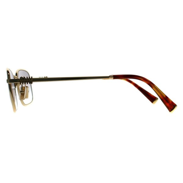 Miu Miu Sunglasses MU53AS 5AK04O Gold Dark Grey to Clear Gradient