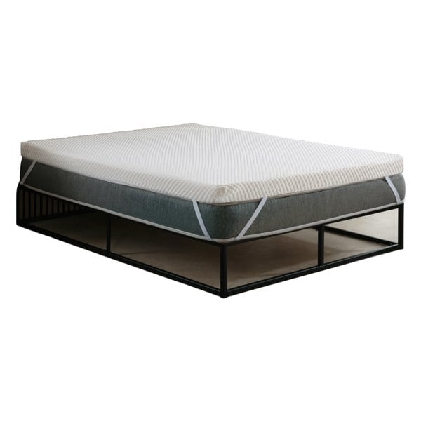 The Foam People Cool Quilted Memory Foam Mattress Topper - Pressure-Relieving Support
