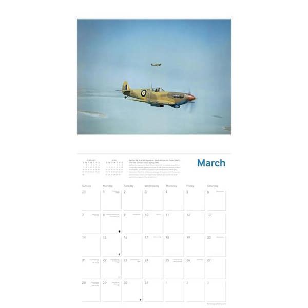 IWM, Spitfires Calendar 2027, Wall Calendars, Month To View, History & Literature, Gift