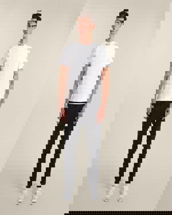 Larsson & Co Drawstring Waist Slim Fit Chino Trouser