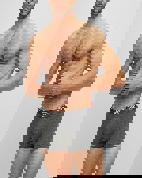 BOSS Orange 3 Pack Mens Power Trunks NOS - Multi Grey 061