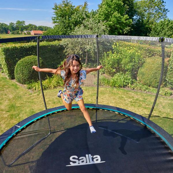 10ft Salta Cosmos Round Trampoline with Enclosure
