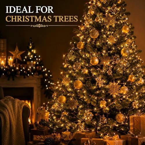 4M 40 Warm White LED Micro Rice Copper Wire Battery Operated String Fairy Lights image 7