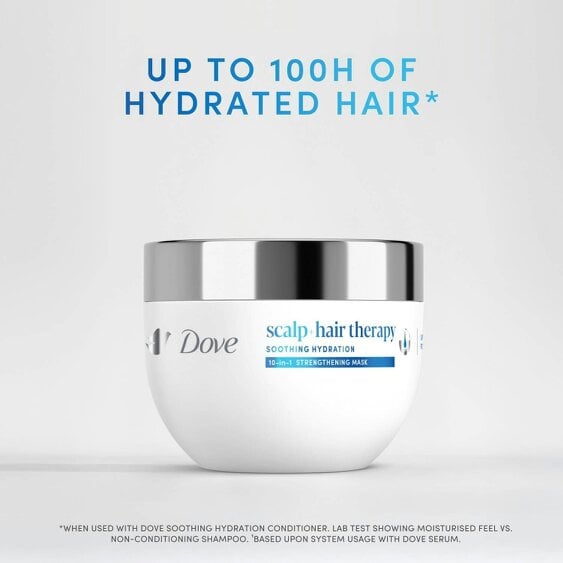 Dove Scalp + Hair Therapy Hair Mask - Soothing Hydration 10-in-1 Mask 6x270 ml