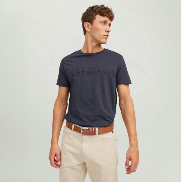 Jack & Jones ESPO Mens Belt Cognac