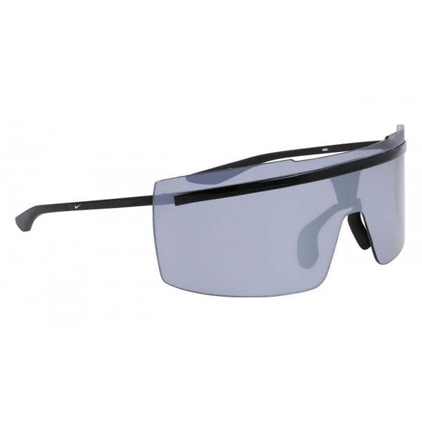 Nike Mens Echo Shield Sunglasses - Black/Grey Flash - 