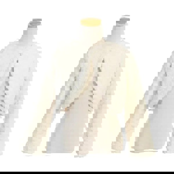 ivory cuddle bolero on mannequin