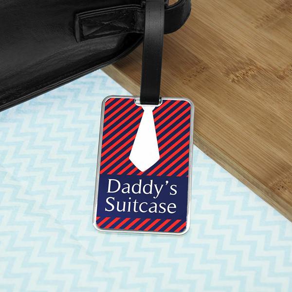 Abode Home & Gifts Gentlemen's Shirt And Tie Luggage Tag