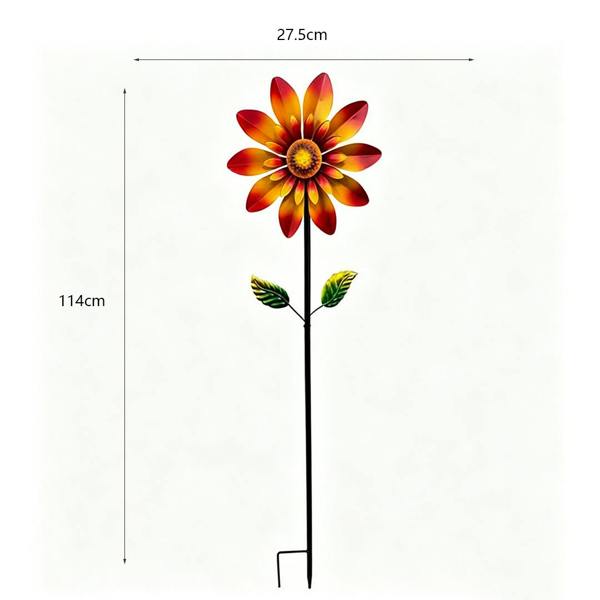 Leaper Simulated Sunflower Rotating Windmill Ornament
