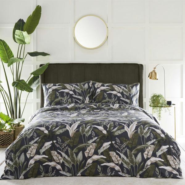 O. Botanicals Olive Double Duvet Cover Set