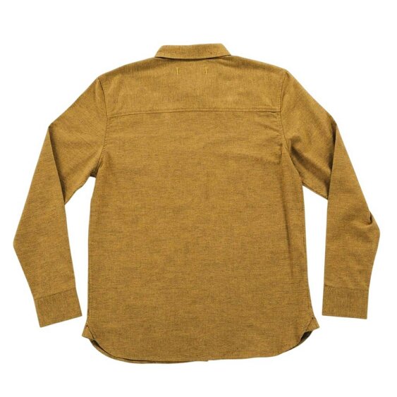 Roamers Mens Willow Collared Long-Sleeved Shirt - Dijon