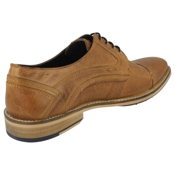 Maverick Mens Maverick Lace Up Shoe Stitched Panels and Toe Cap