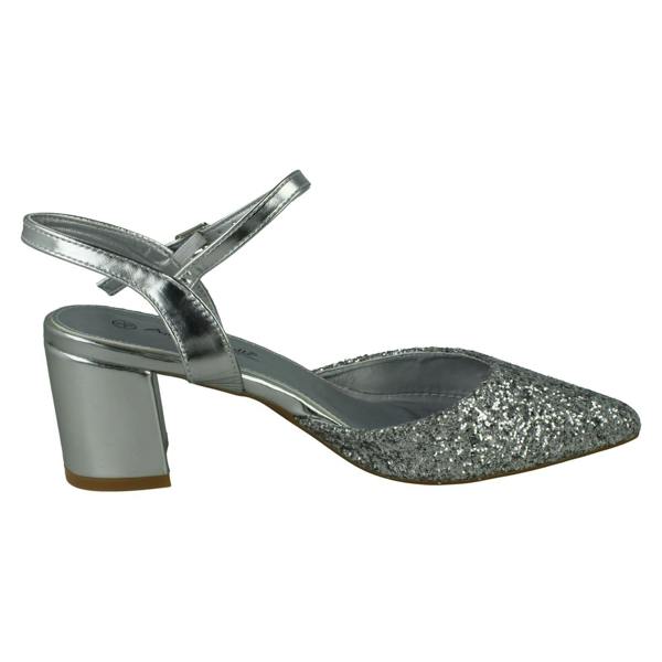 Anne Michelle Ladies Anne Michelle Mid Block Heel Closed Toe Sandals F90123