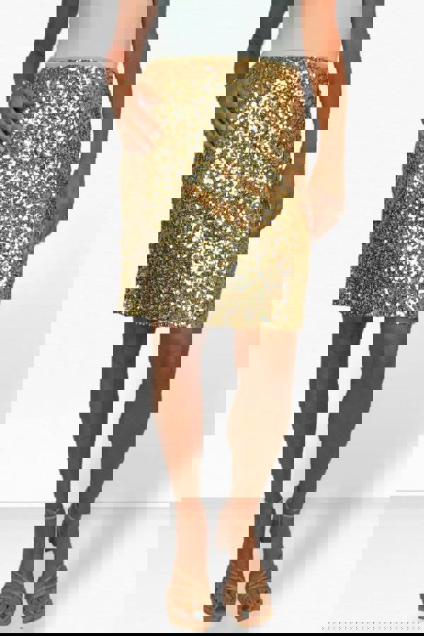 Paulo Due Women's Sequin Mini Skirt