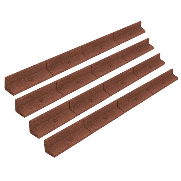 Monstershop Flexible Lawn Edging 4.8m - Terracotta