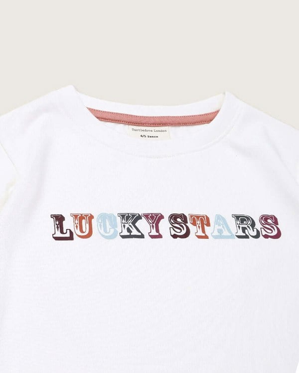 Sustainable organic cotton kids long-sleeve top