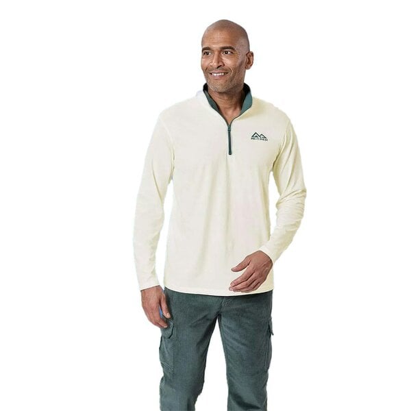 Atlas For Men Mens Jersey Quarter Zip Top (Pack of 2) - Green/White