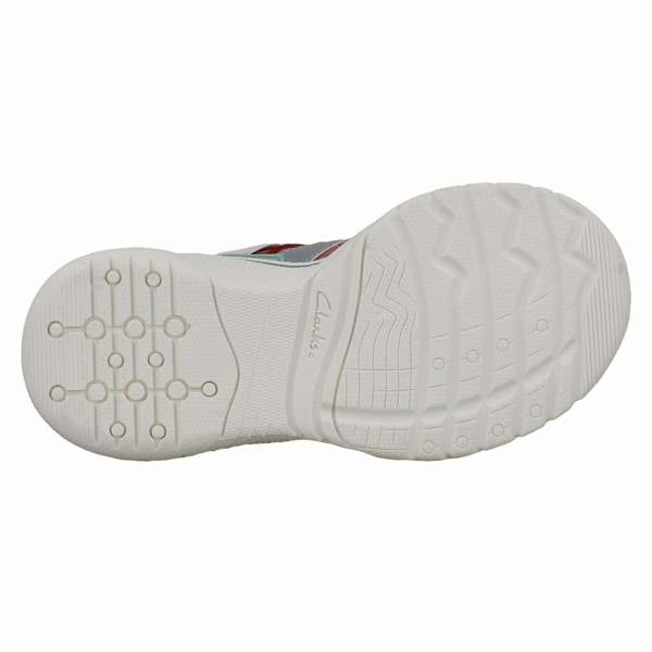 Clarks Kids Clarks Casual Colourblock Trainers Feather Pace