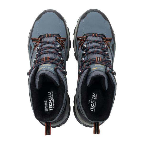 Regatta Mens Holcombe III Walking Boots - Dark Storm/Brick - 