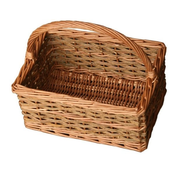 Rustic Rectangular Shopping Basket