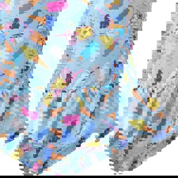 Rachel Riley Ice Cream Ruched Swimsuit