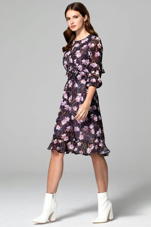 HotSquash Print Chiffon Dress