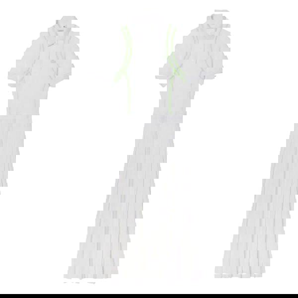 Lacoste Womens/Ladies Pleated Polo Shirt Dress - White - 