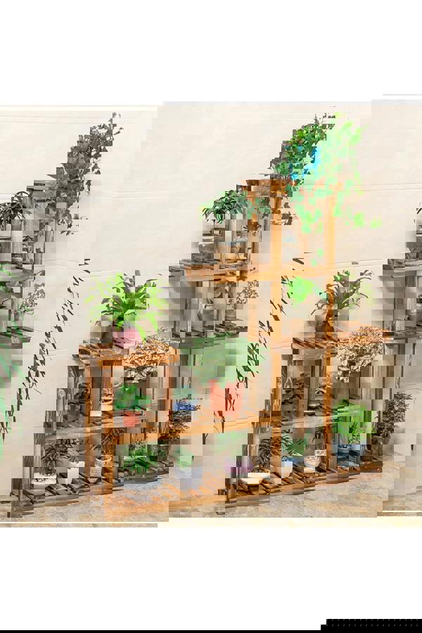 Living and Home 8 tier Carter Multi Tiered Plant Stand