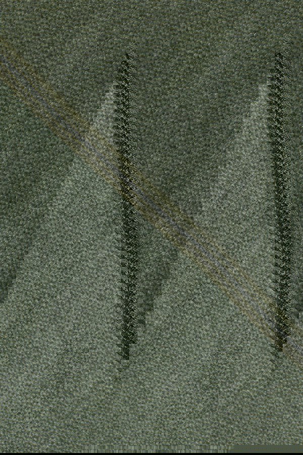 Living and Home Green Chic Modern Ottoman Bench