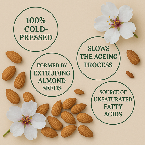 Ol'Vita Almond Oil | Cold Pressed | Unrefined