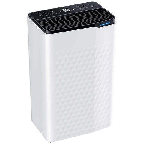 MYLEK 16L Dehumidifier Digital Humidity Display, 24-Hour Timer, Auto Defrost, Laundry Clothes Drying Mode, and Continuous Drainage