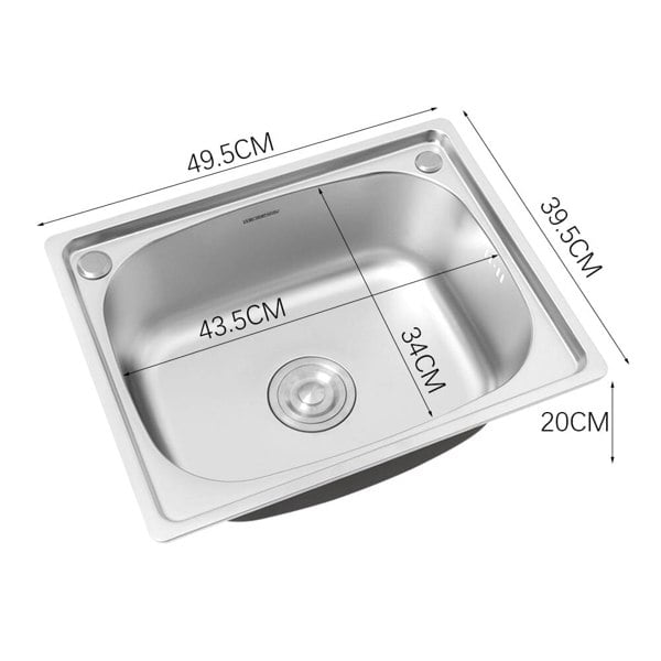 Stainless Steel Kitchen Sink Single Bowl Catering Sink Kitchen Sinks Living and Home