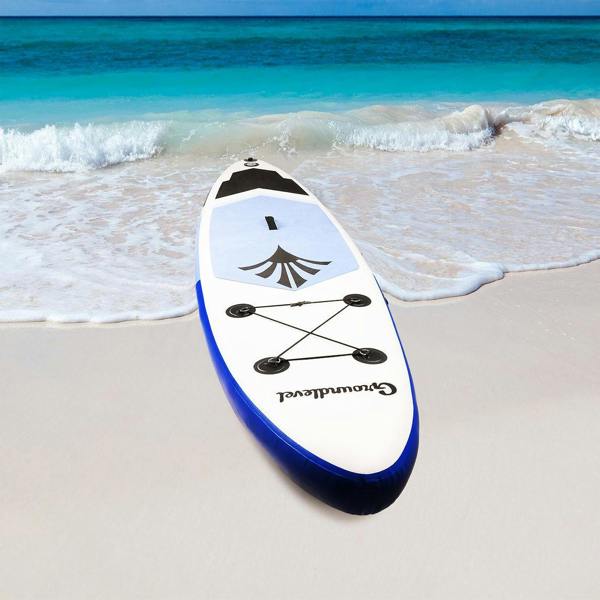 Groundlevel XXL Inflatable Paddle board with Non Slip Deck Pad
