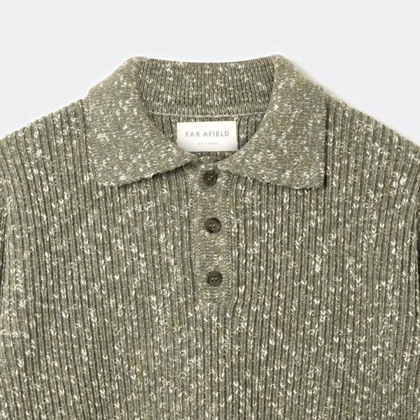 Far Afield Kier Ribbed Polo