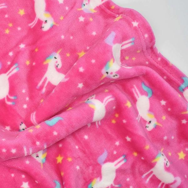 Velosso Soft Touch Pink Cosy Fleece Blanket - Warm, Stylish Bedding Essential