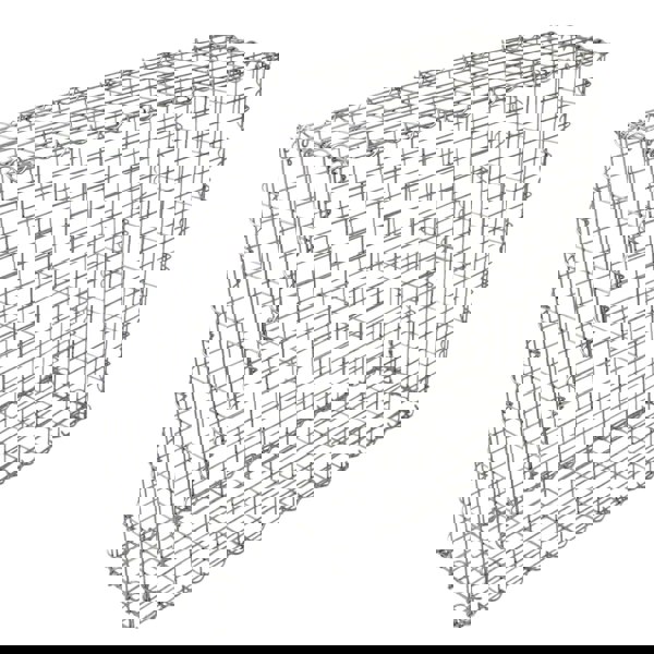 Monstershop Gabion Baskets 100 x 95 x 30cm / 2 Pack