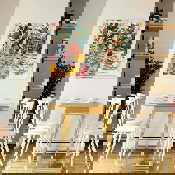 Wall Decor Ideas For Hallway | Set of 2 Italian Lifestyle Wall art Prints