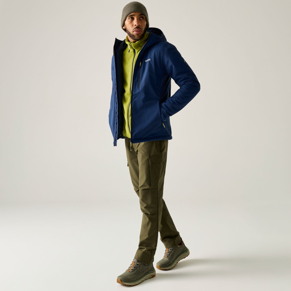 Regatta Mens Allston Waterproof Jacket - Aviator Blue