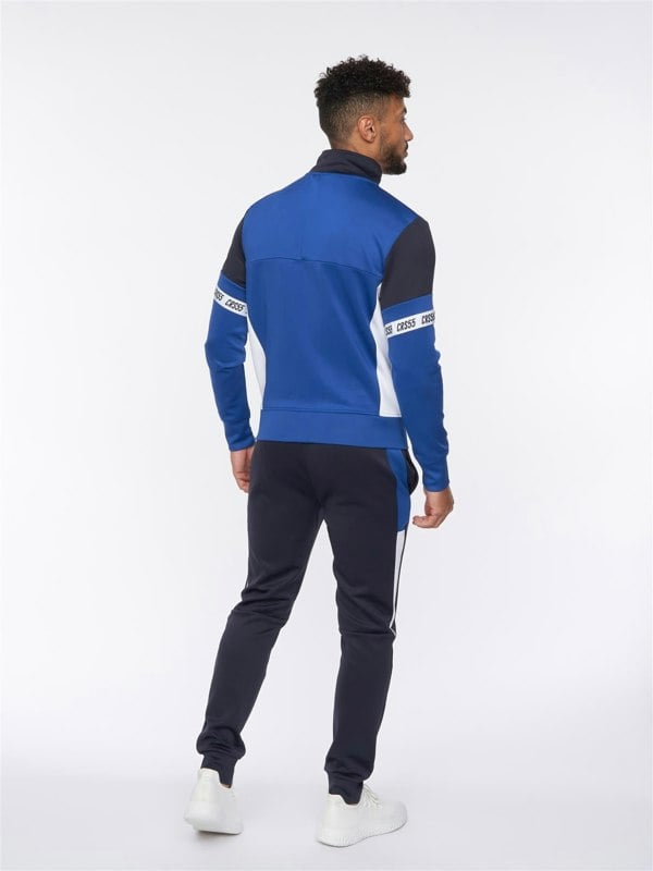 Crosshatch Landan Tracksuit Blue