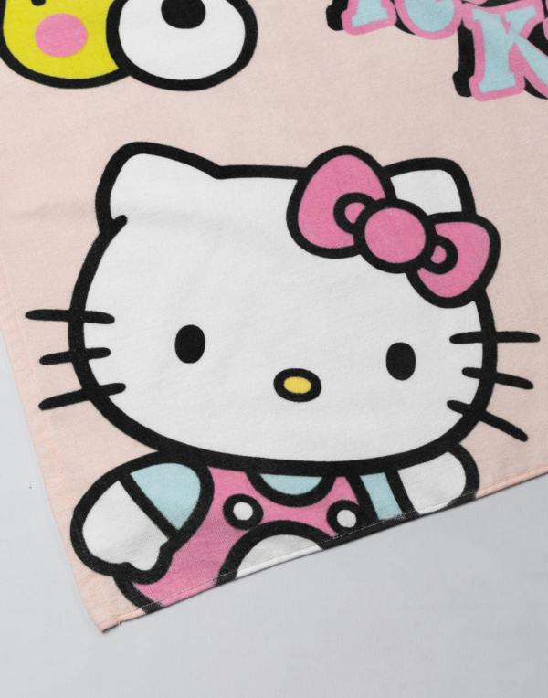 Vanilla Underground Hello Kitty & Friends Girls Pink Sunshine Poncho Towel (One Size)