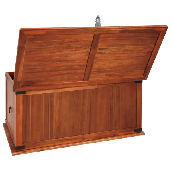 Berkfield Storage Chest 79x34x32 cm Solid Acacia Wood