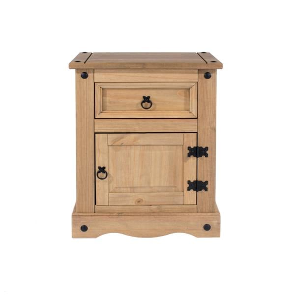 Core Products Set of 2 Corona Brown 2-Drawer Bedside Cabinets