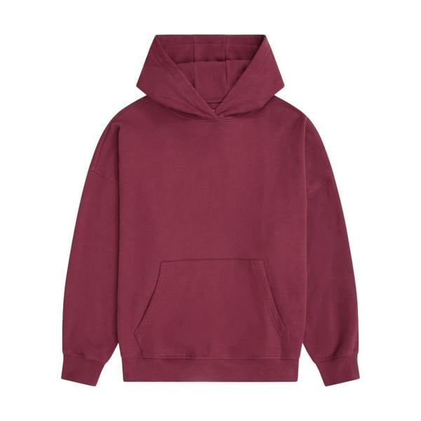 Animal Womens Idol Drop Shoulder Hoodie - Burgundy