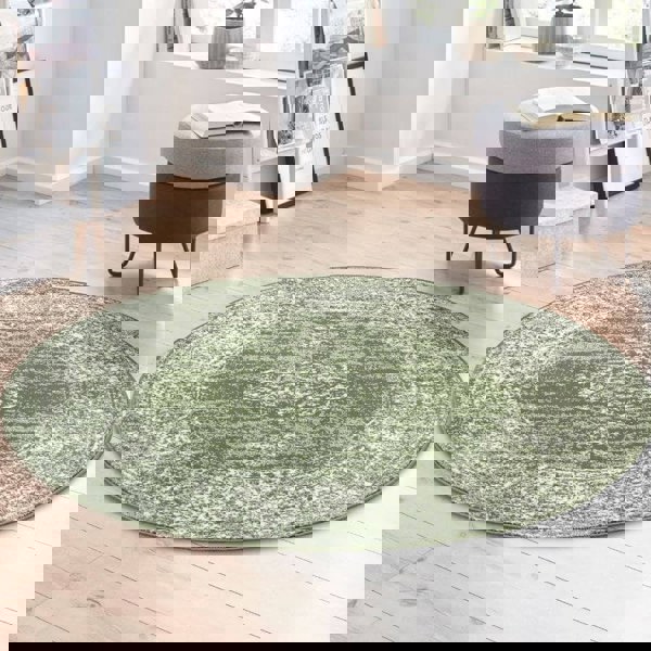 Velours Méridional Green Rug - Oriental Look