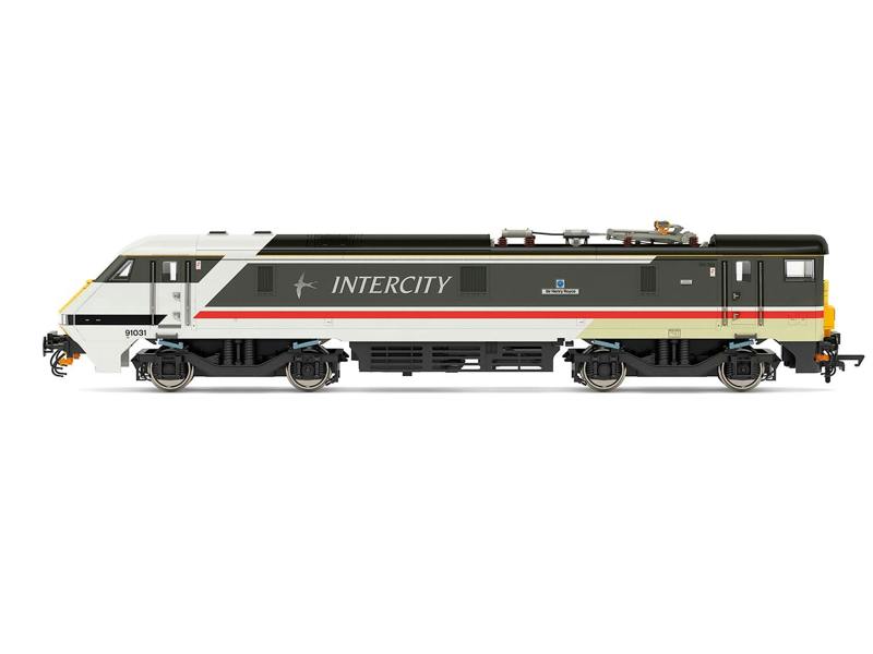 Hornby Class 91 031 'Sir Henry Royce' BR Intercity Swallow