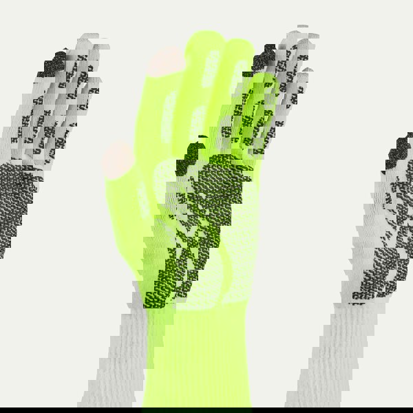 Sealskinz Anmer Waterproof All Weather Ultra Grip Glove - Flo Yellow