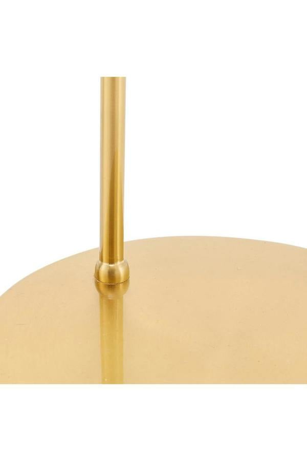 Living and Home Luxurious Floor Lamp with Frosted Glass Lampshade