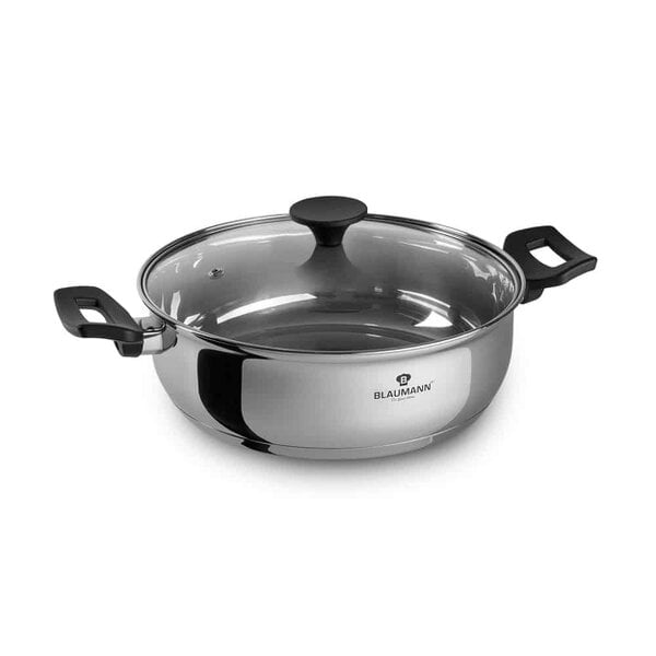 Berlinger Haus Shallow pot with lid, 24 cm Blaumann BL3858